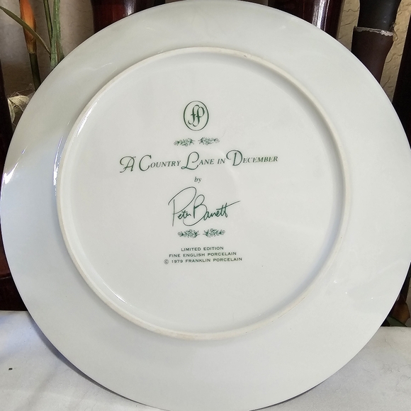 Plate A Country Lane In December Limited Edition - Picture 8 of 16